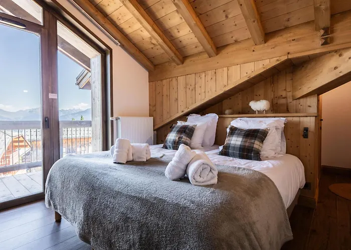 Lägenhet Superbe T4 A Plagne Montalbert Avec Cheminee, Wifi, Parking & Terrasse - Fr-1-755-28